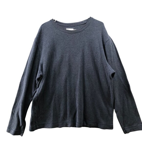 Gap Cotton Sweater Mens XL Navy Blue Crewneck Ribbed - Picture 1 of 7